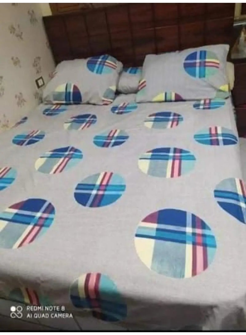 ملايا سرير كاروه رمادي بدوائر لبني - Image 2